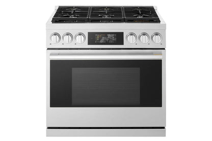LPGU6319Y LG SIGNATURE 6.3 cu. ft. Smart Gas Slide-In Pro Range with Dynamic ProBake Convection®, Air Fry, Air Sous Vide and Roast Mode