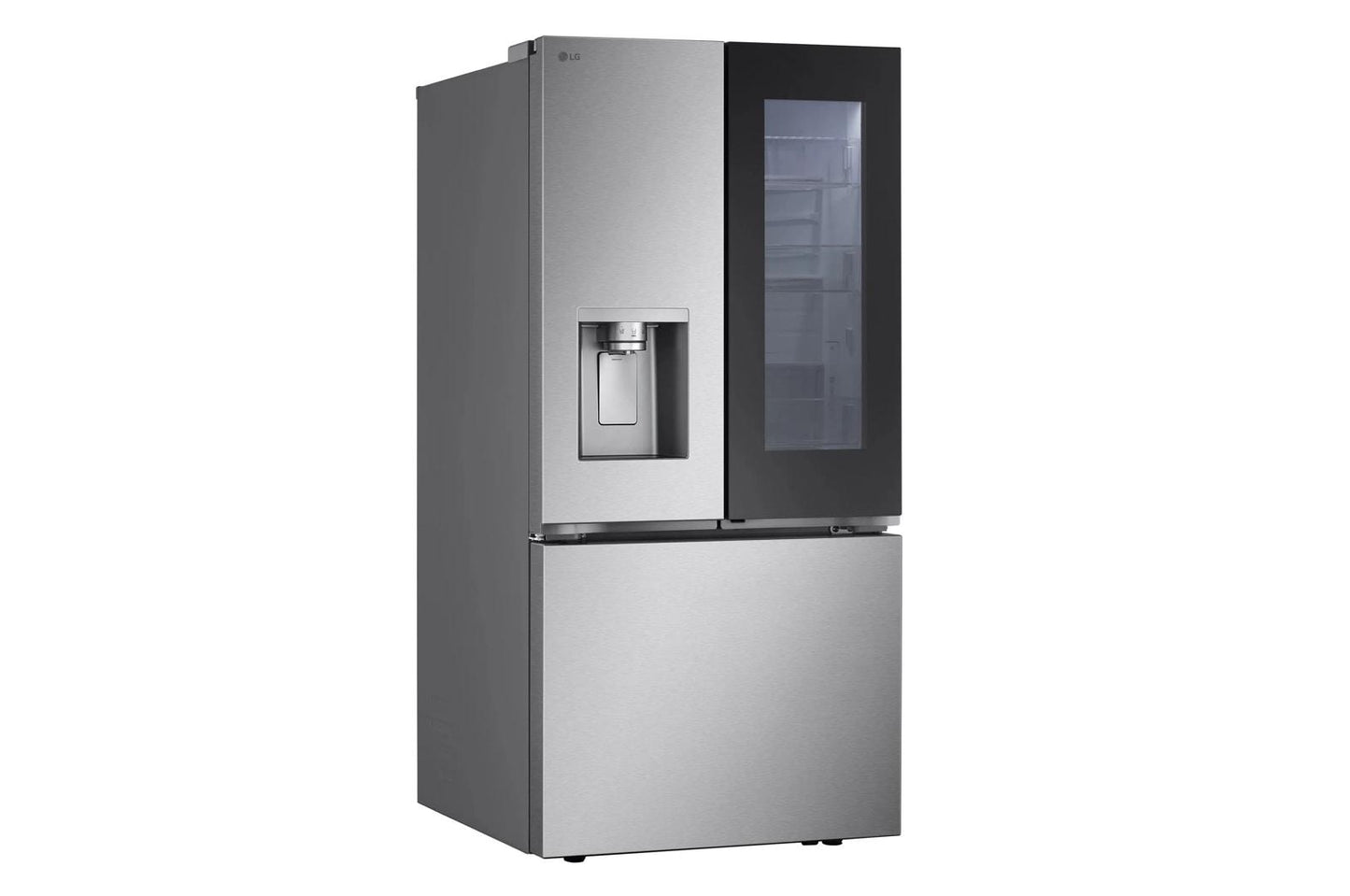 Lg LF25S6560S 25 cu. ft. Smart Standard-Depth MAX™ French Door Refrigerator with InstaView® Door-in-Door® and Craft Ice™