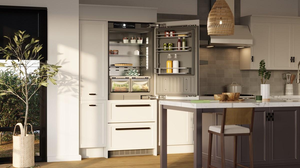 Liebherr HCB1590G Fully Integrated Bottom Freezer Refrigerator with BioFresh