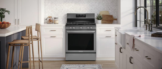 Frigidaire GCRG3060BD 30" Rear Control Gas Range with Total Convection