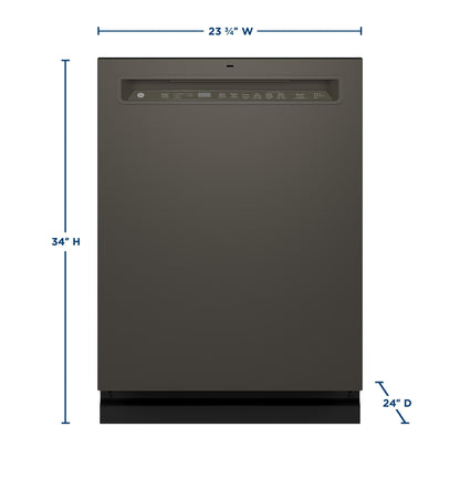 GDF650SMVES GE® ENERGY STAR® Front Control with Stainless Steel Interior Dishwasher with Sanitize Cycle