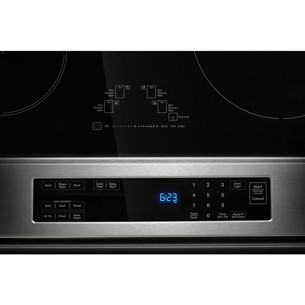 Kitchenaid KSIS730PSS 30-Inch 4-Element Induction Slide-In Convection Range with Air Fry