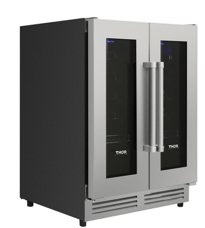 TWC2402 Thor Kitchen 42 Bottle Dual Zone Built-in Wine Cooler - Model Twc2402