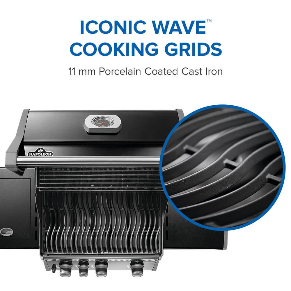 Napoleon Bbq R425SBNK2FB Rogue 425 SB with Range Side Burner , Natural Gas, Black