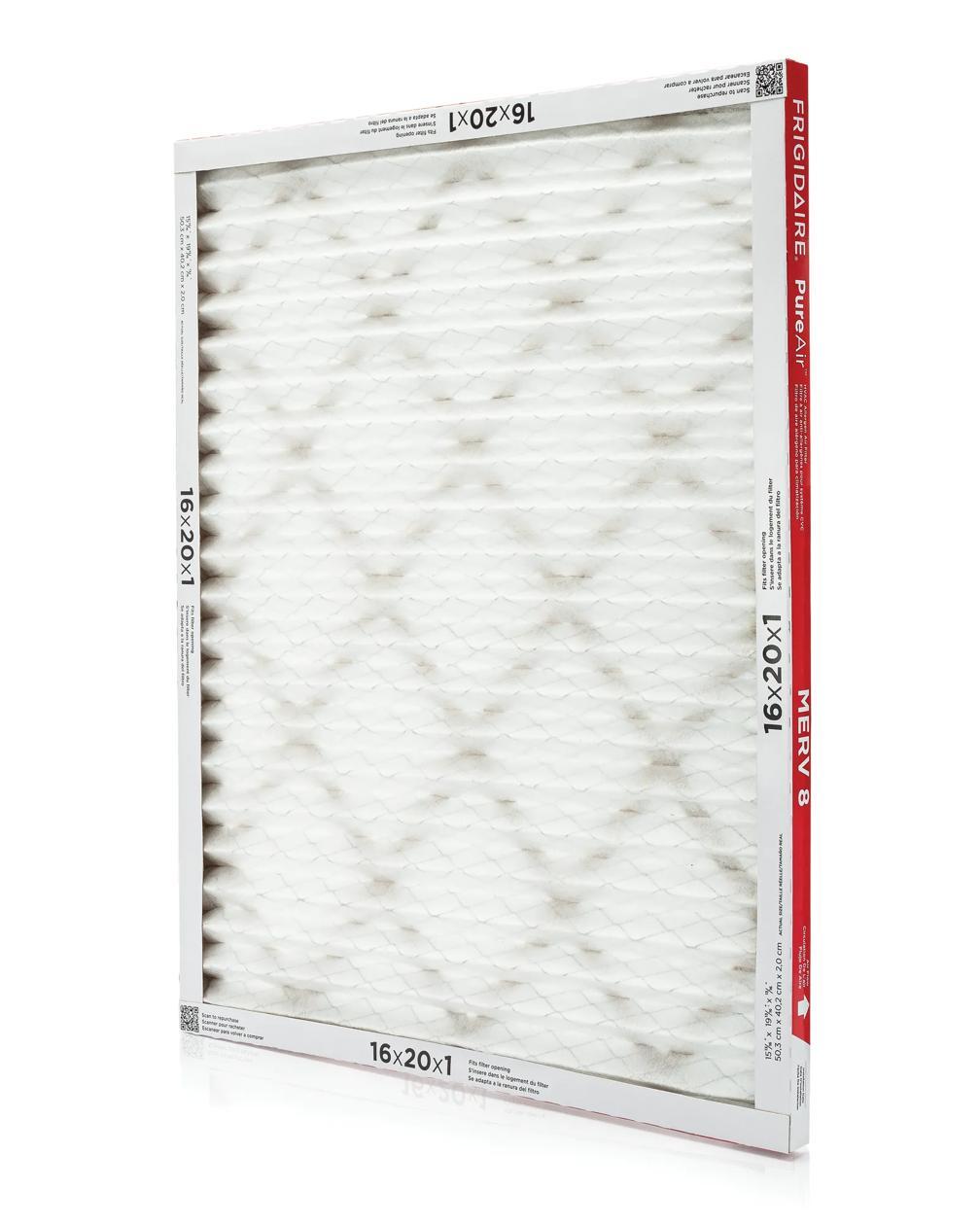 Frigidaire HVAC162086 PureAir® 16" x 20" x 1" MERV 8 Allergen Air Filter - 6 Pack