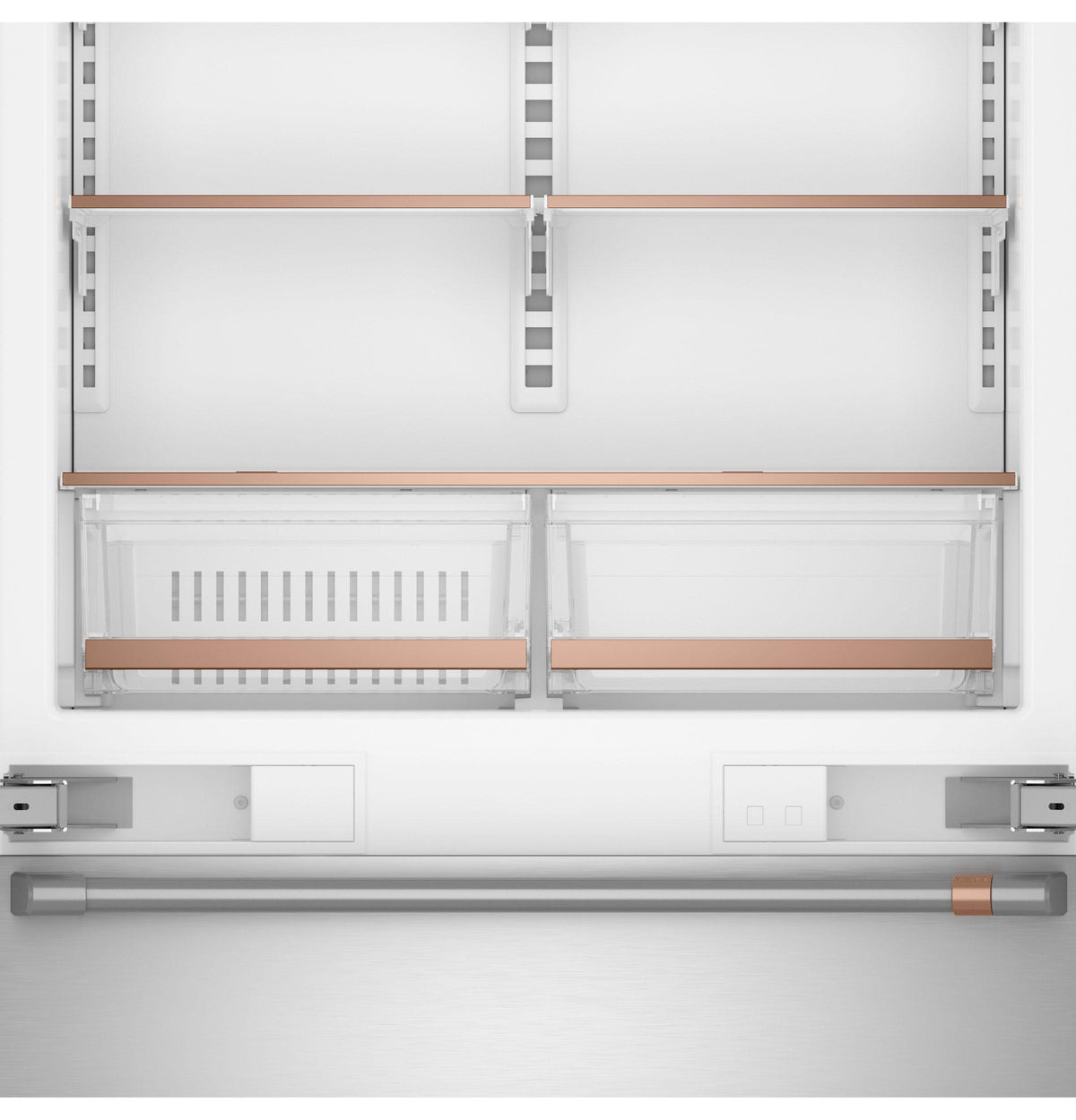CIC36LK6ZII CAFE™ 36" Panel-Ready Integrated Bottom-Freezer Refrigerator - Left Swing