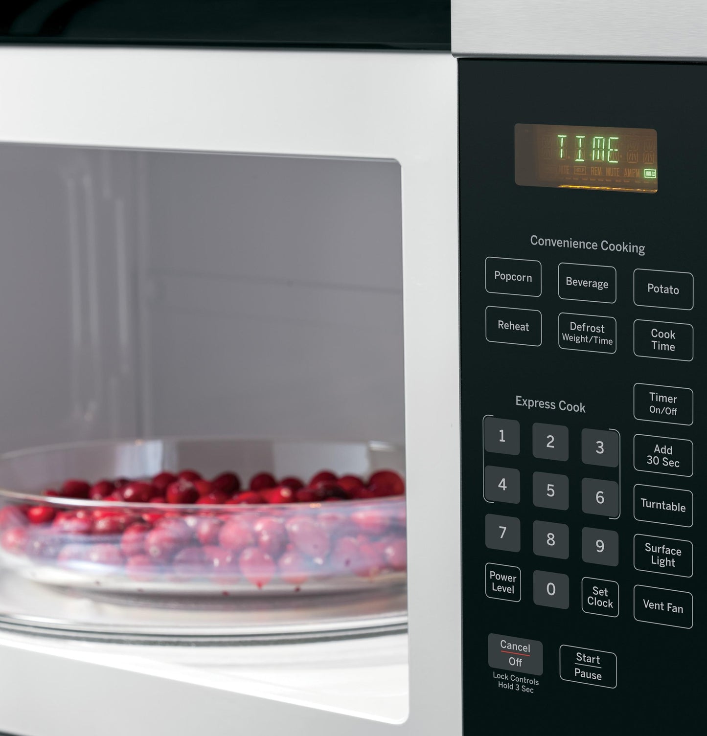 JVM3160RTSS GE® 1.6 Cu. Ft. Over-the-Range Microwave Oven
