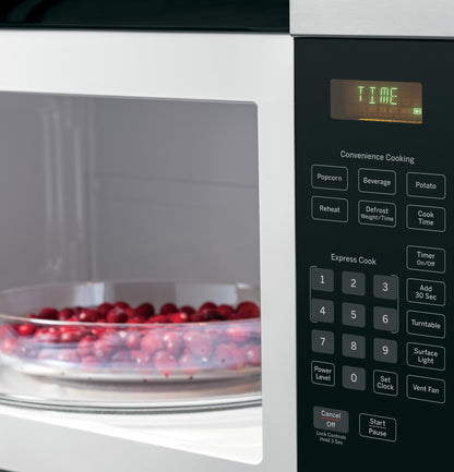 JVM3160RTSS GE® 1.6 Cu. Ft. Over-the-Range Microwave Oven