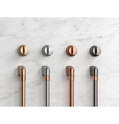 Cafe CXPR8HKPMCU CAF(EBACK)™ 48" Brushed Copper Handle & Knob Set for Pro Range and Rangetop