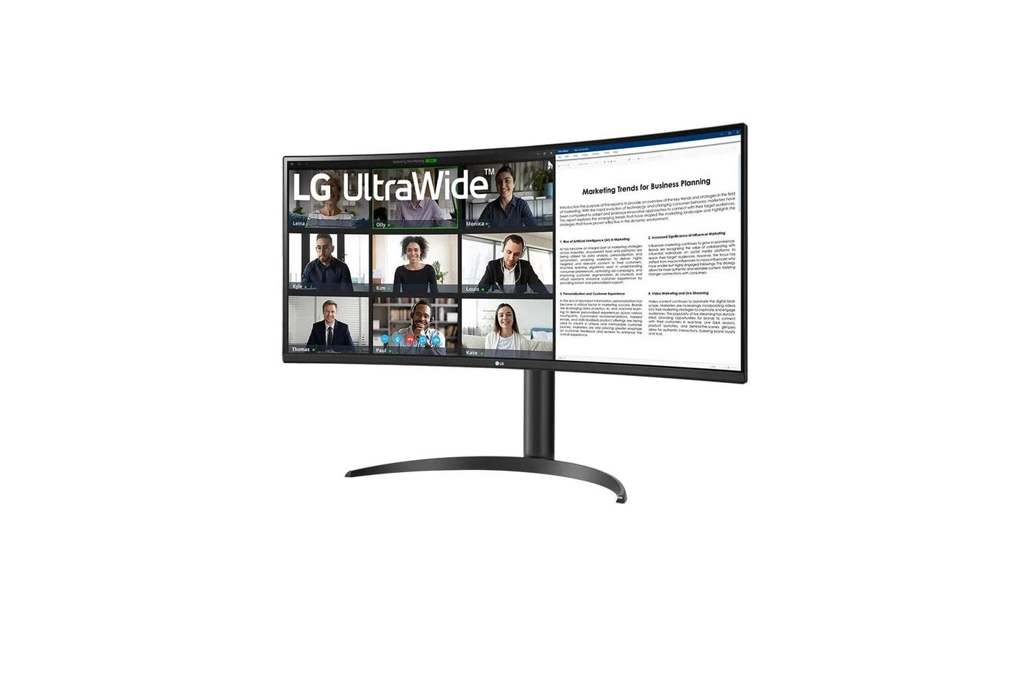 Lg 34BR55QCB 34" VA WQHD Monitor with HDR10, sRGB 99%, USB Type-C™, Reader Mode & Flicker Safe