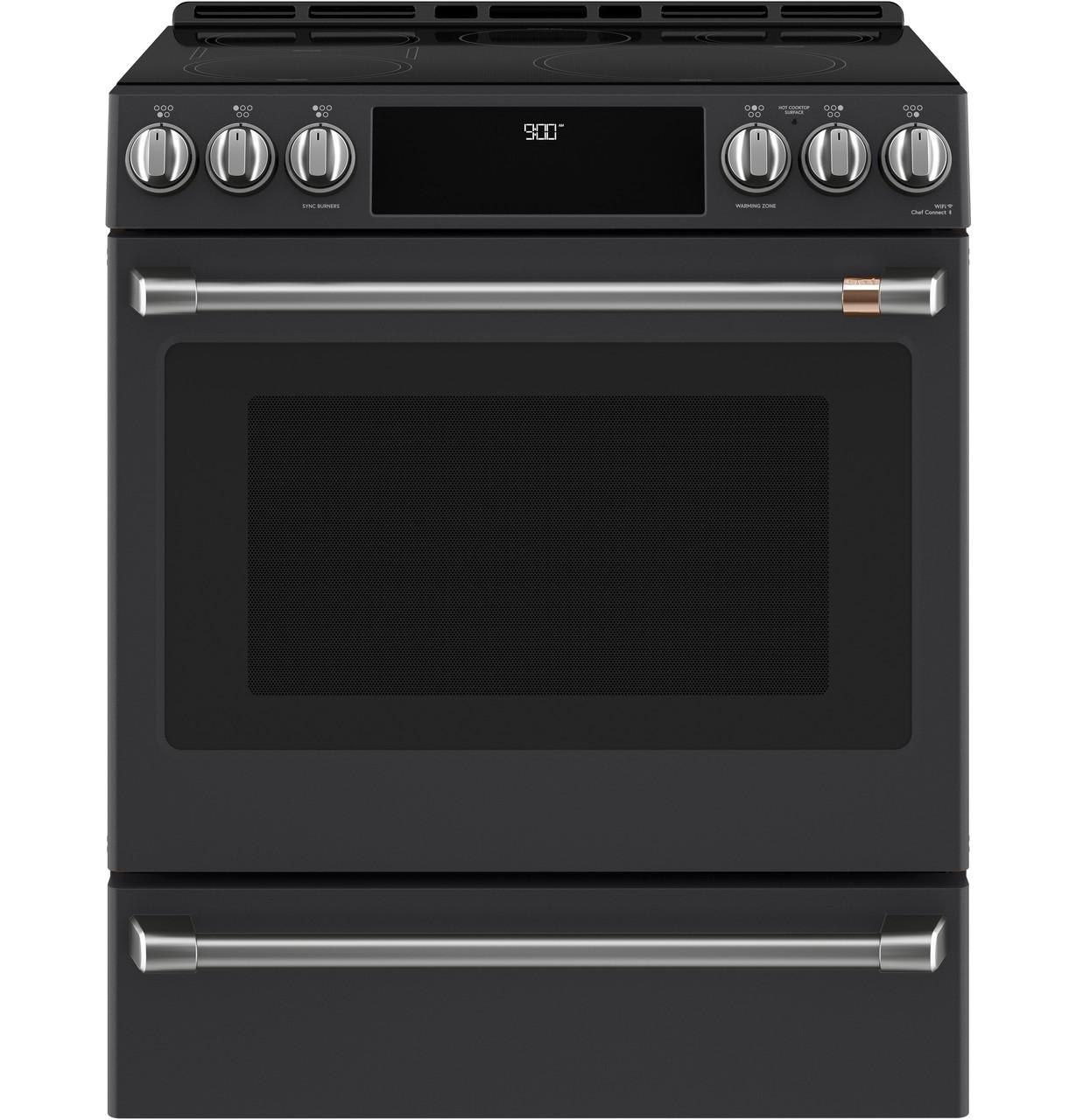Cafe CXFCHHKPMSS CAF(EBACK)™ Front Control Induction Knobs and Handles - Brushed Stainless