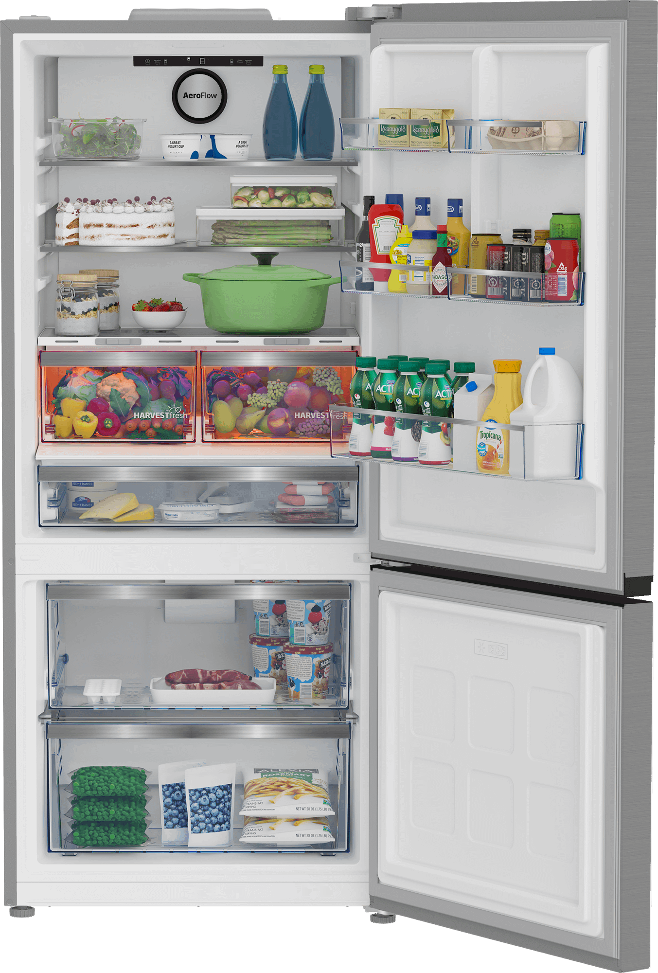 Beko 30" Bottom Freezer Refrigerator