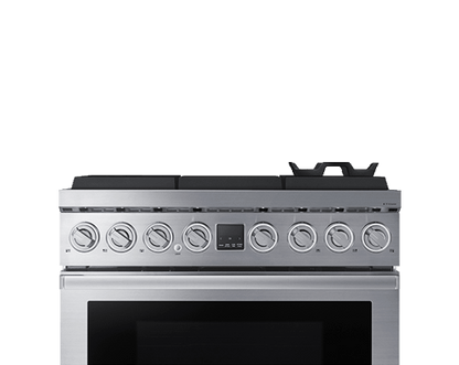 Dacor DOP36T86GLS Transitional 36" Gas Range, Silver Stainless Steel, Natural Gas/Liquid Propane