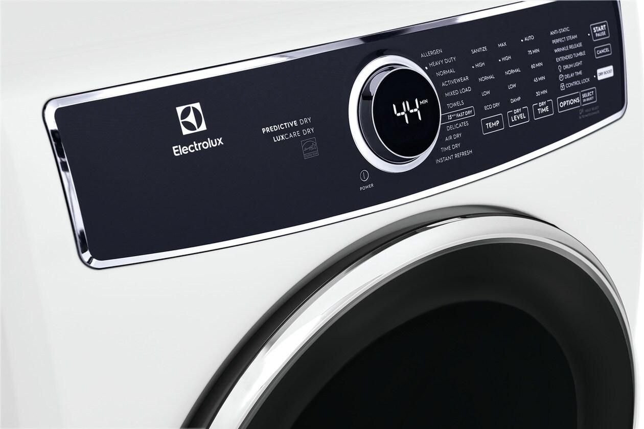 ELFG7637AW Electrolux Front Load Perfect Steam™ Gas Dryer with LuxCare® Dry and Instant Refresh - 8.0 Cu. Ft.