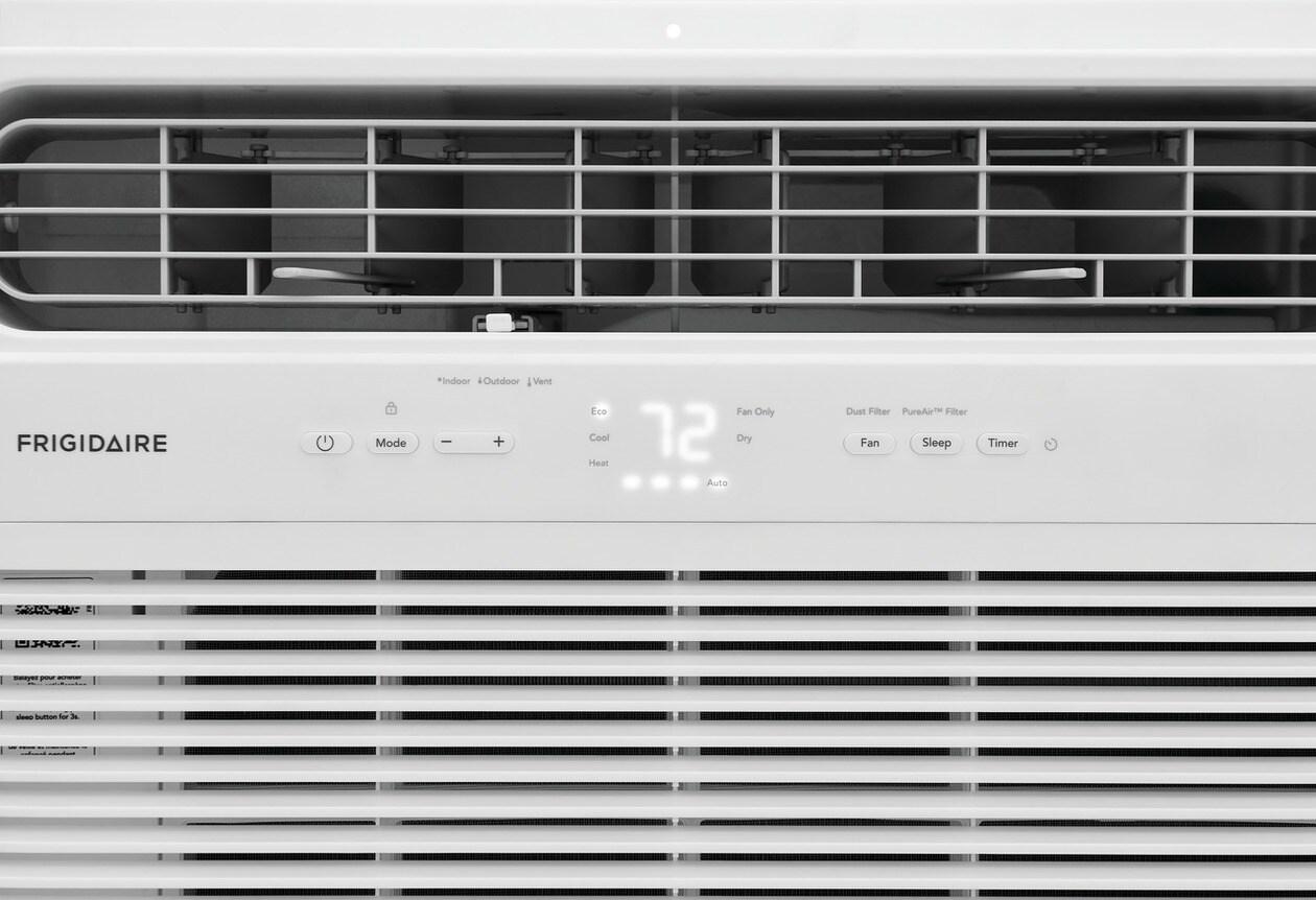 Frigidaire FHWH124WB2 12,000 BTU Window Room Air Conditioner with Supplemental Heat