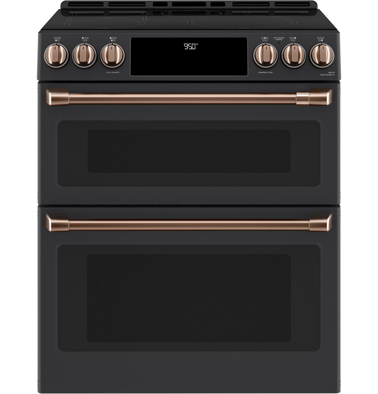 Cafe CXFCHHKPMCU Caf(eback)™ Front Control Induction Knobs and Handles - Brushed Copper