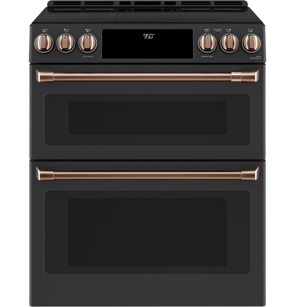 Cafe CXFCHHKPMCU CAF(EBACK)™ Front Control Induction Knobs and Handles - Brushed Copper