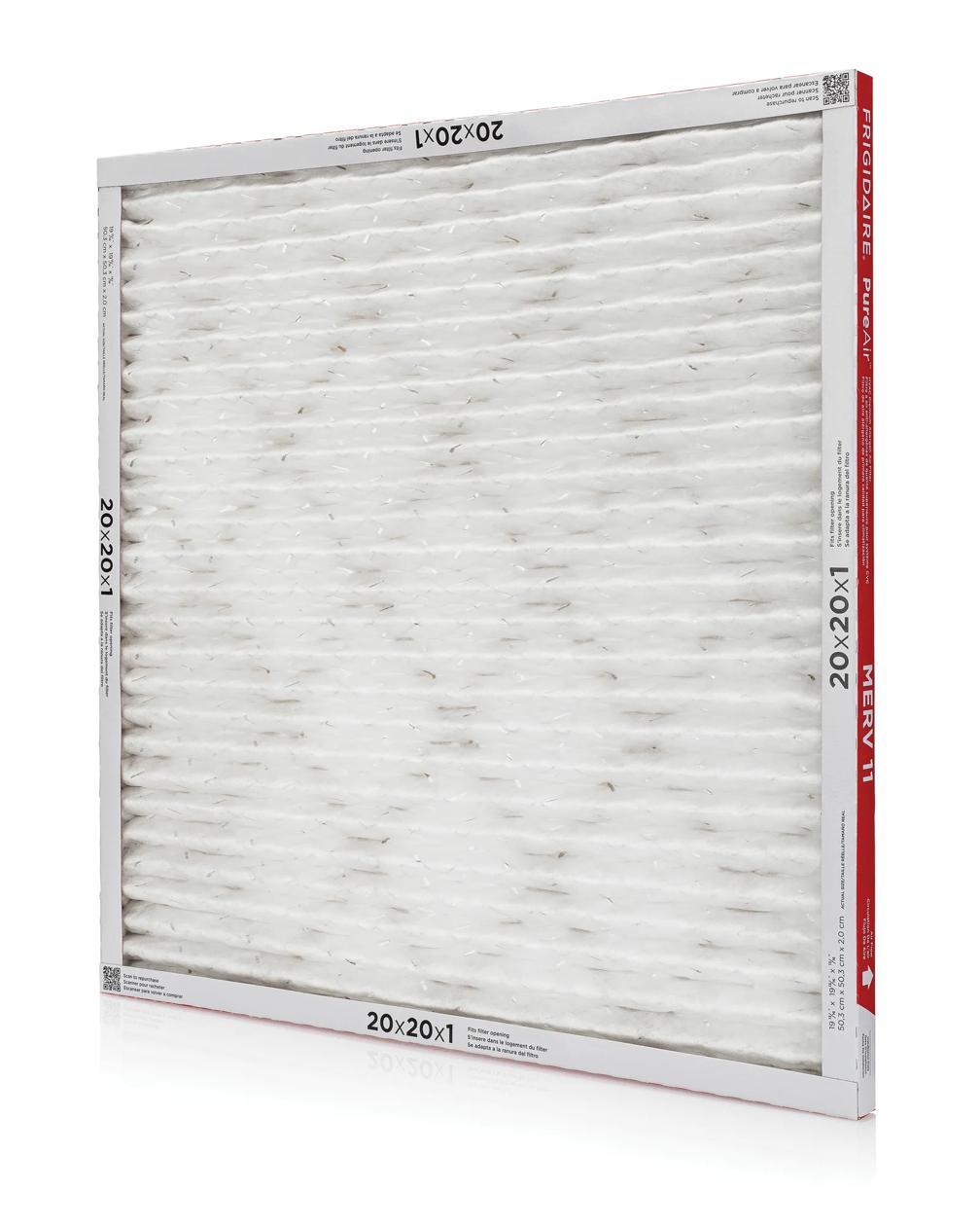 Frigidaire HVAC2020116 PureAir® 20" x 20" x 1" MERV 11 Premium Allergen Air Filter - 6 Pack