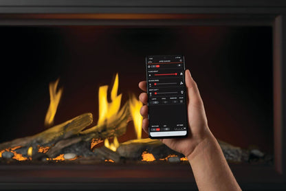 Napoleon Bbq TLV50LN Tall Linear Vector 50 with Luminous Logs with Luminous Logs