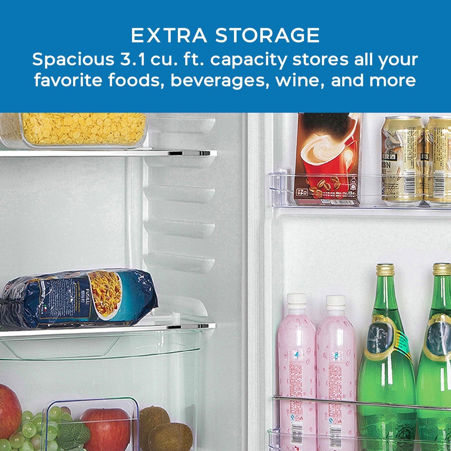 RMRS31X6BLIS Avanti 3.0 Cu. Ft. Retro Compact Refrigerator - Robin's Egg Blue
