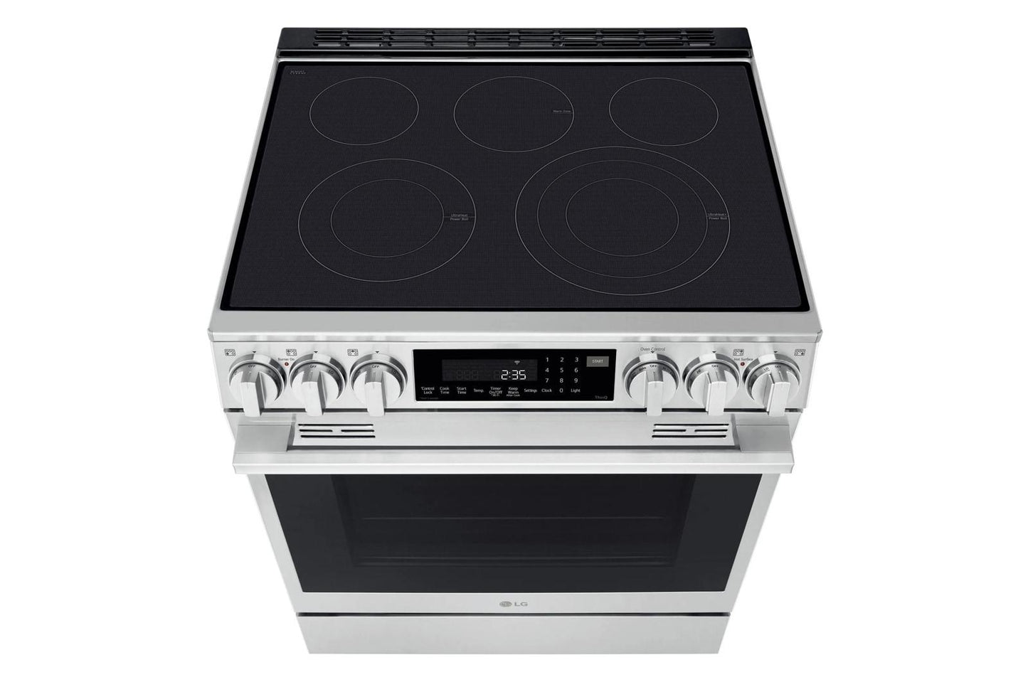 Lg LSEL6337XE 6.3 cu. ft. Smart Electric Slide-in Range with InstaView®, ProBake Convection®, and Air Fry