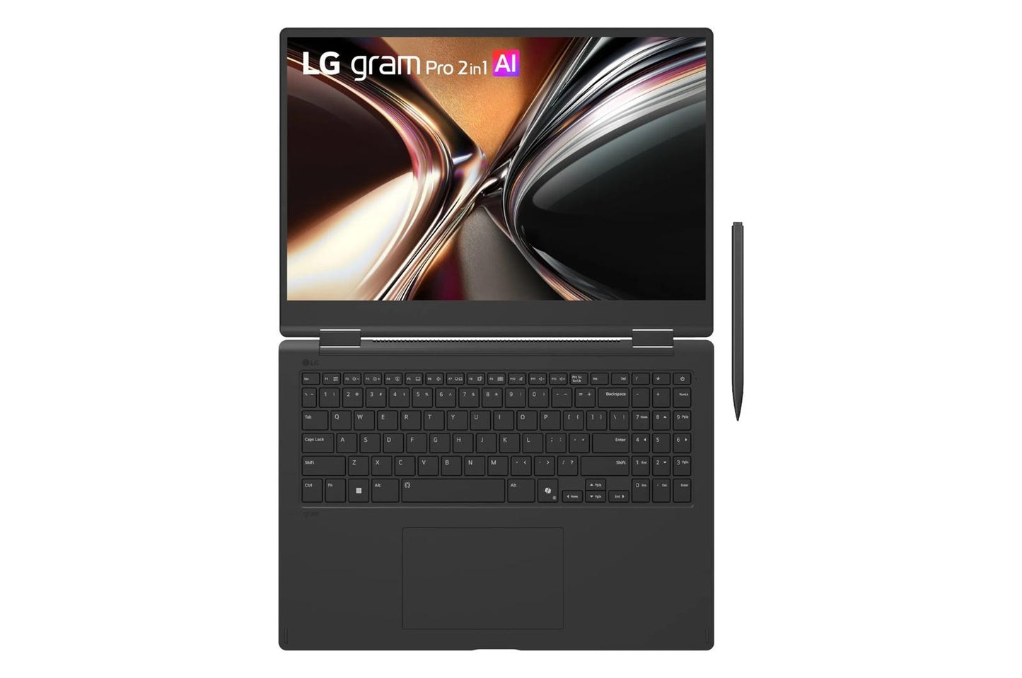 16T95TPKAA77U1 LG gram Pro 2-in-1 16 Inch, Windows 11 Home, Lightweight Dual AI Laptop, Intel® Core™ Ultra 7, 16GB RAM, 1TB SSD, Black