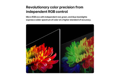 Lg 100MRGB95BU 100 Inch Class LG Micro RGB evo AI MRGB95B 4K Smart TV 2026