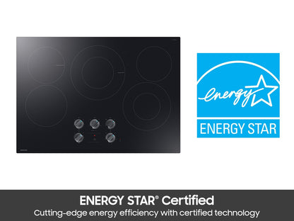 Samsung NZ30FG6332RK Electric Cooktop Illuminated Knobs  Wi-Fi  Rapid Boil