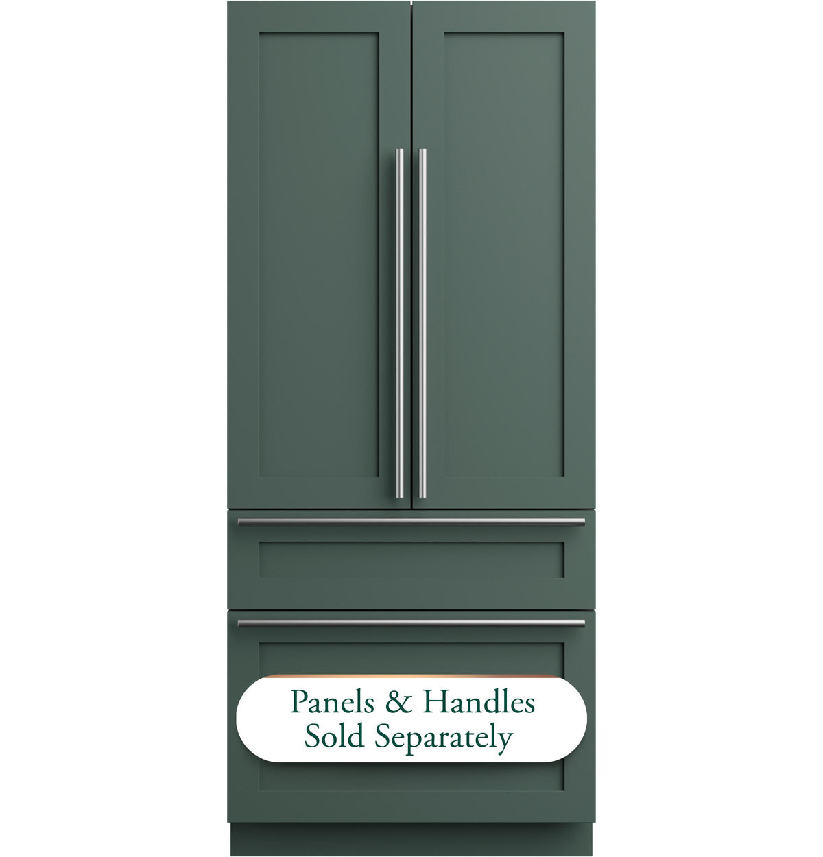 CIP36NK6ZII CAFE™ 36" Panel-Ready Integrated French-Door Refrigerator
