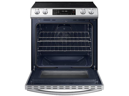 Samsung NE63CB831512 Bespoke 6.3 cu. ft. Smart Slide-in Electric Range with Air Fry & Convection in White Glass