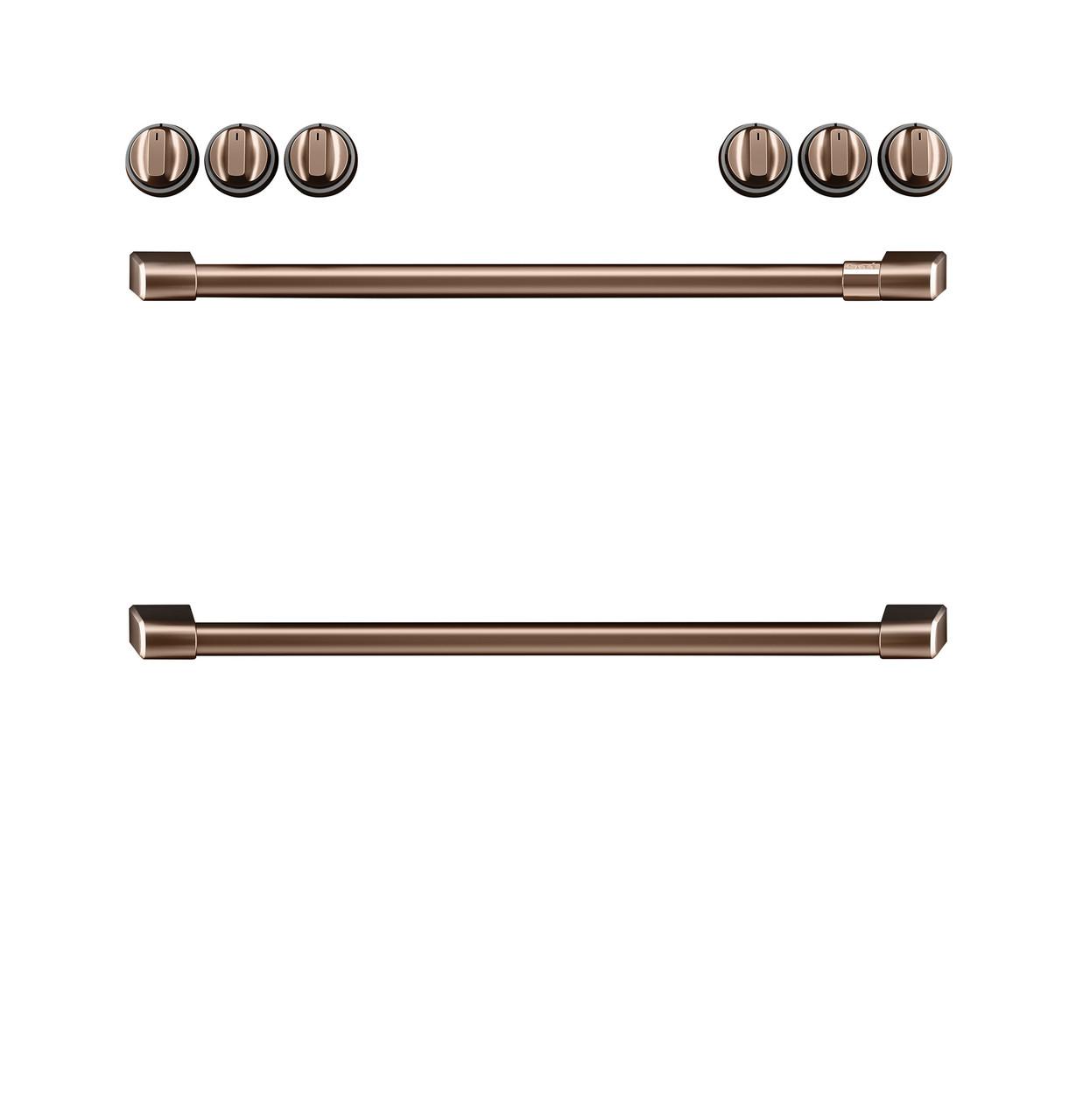 Cafe CXFCHHKPMCU Caf(eback)™ Front Control Induction Knobs and Handles - Brushed Copper