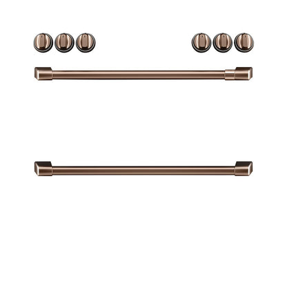 Cafe CXFCHHKPMCU CAF(EBACK)™ Front Control Induction Knobs and Handles - Brushed Copper