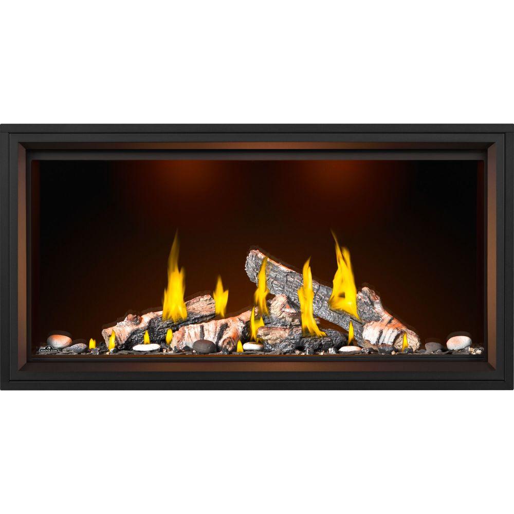 Napoleon Bbq TLV50LN Tall Linear Vector 50 with Luminous Logs with Luminous Logs