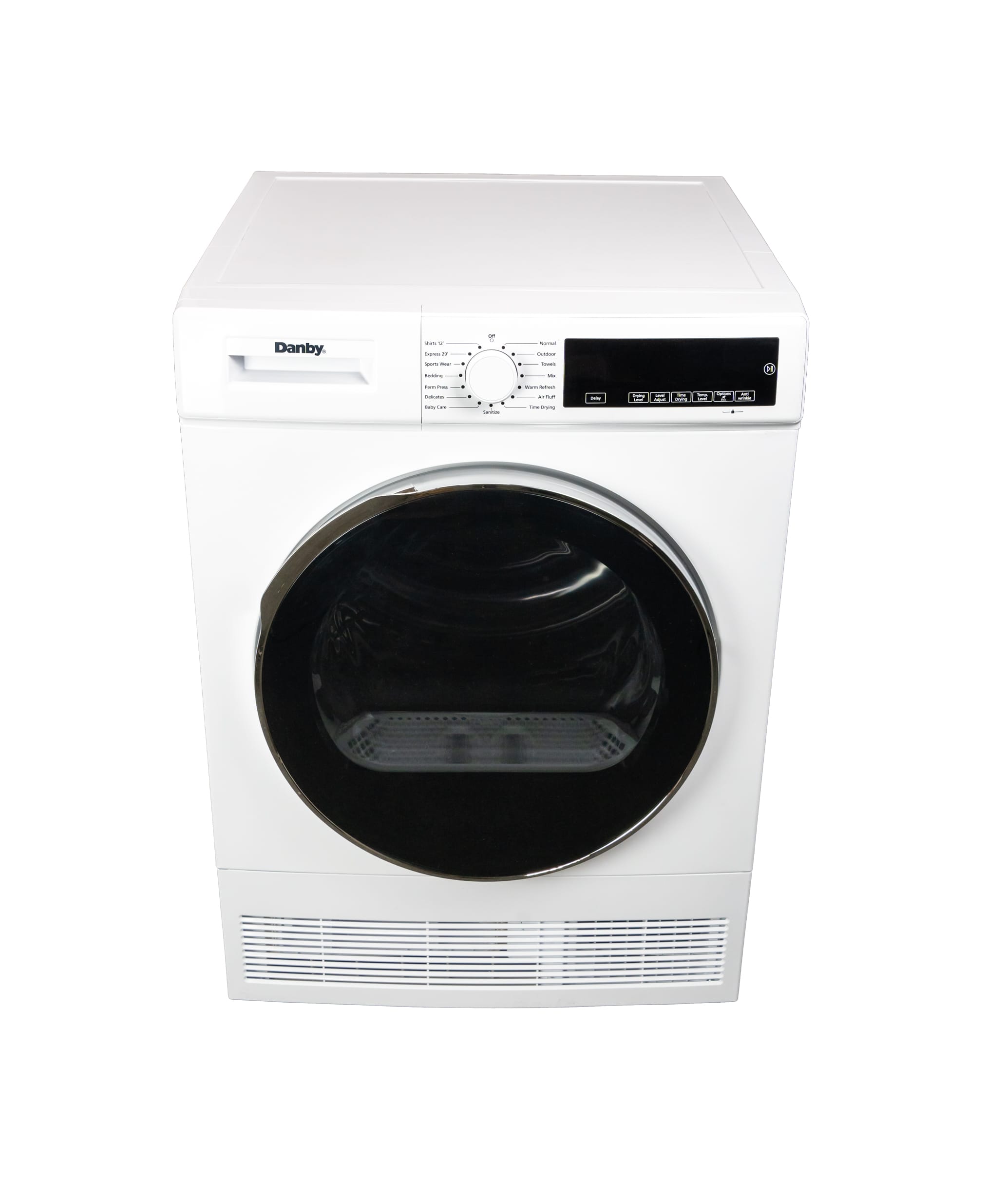 DDY040D4WDB Danby 24-inch, 4.0 cu ft. Stackable Compact Condensing Sensor Dryer in White