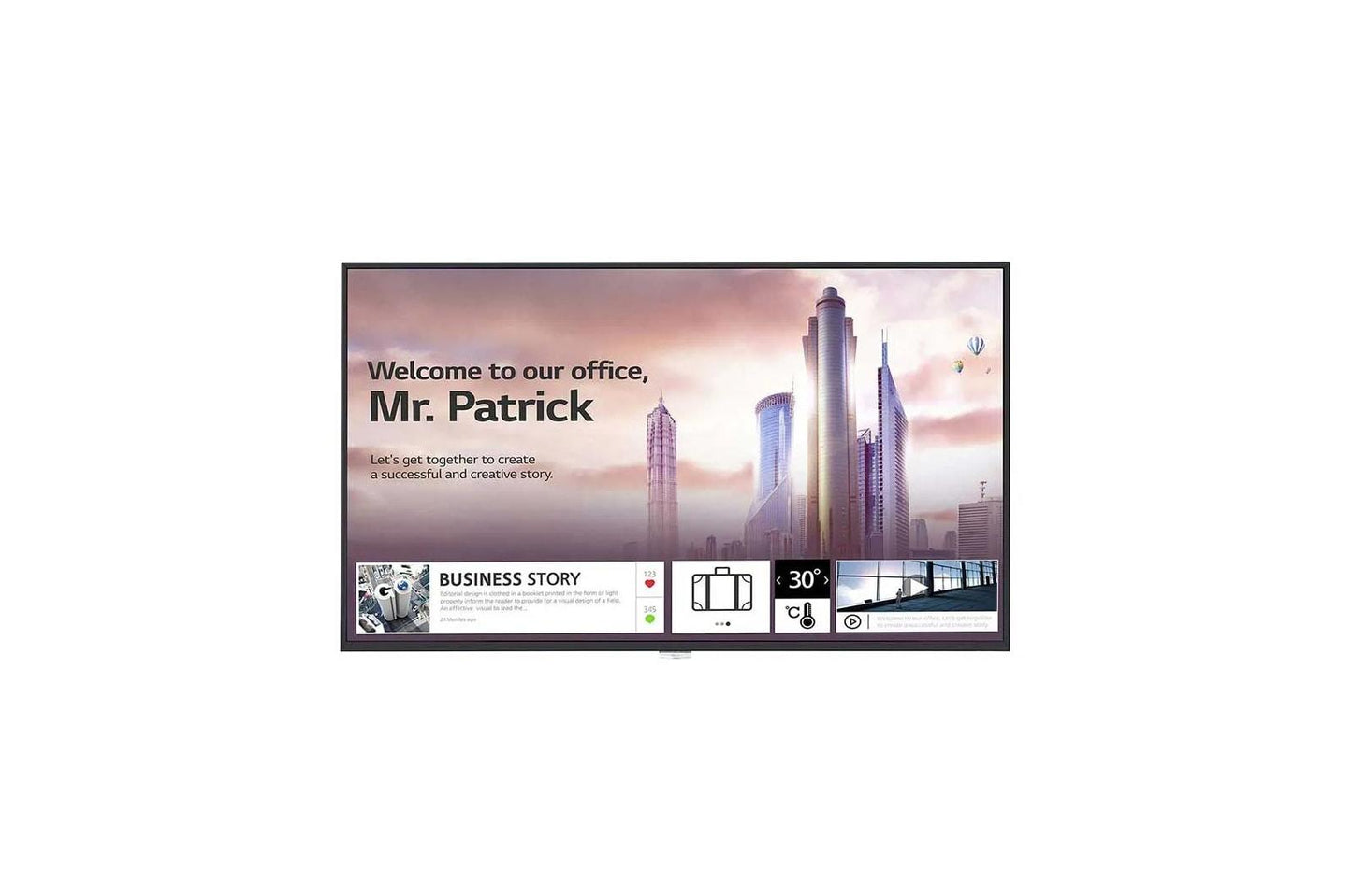 Lg 55UH5JH 55" UH5J-H Series High Haze LCD UHD Signage with webOS™, IP5X Ratingt