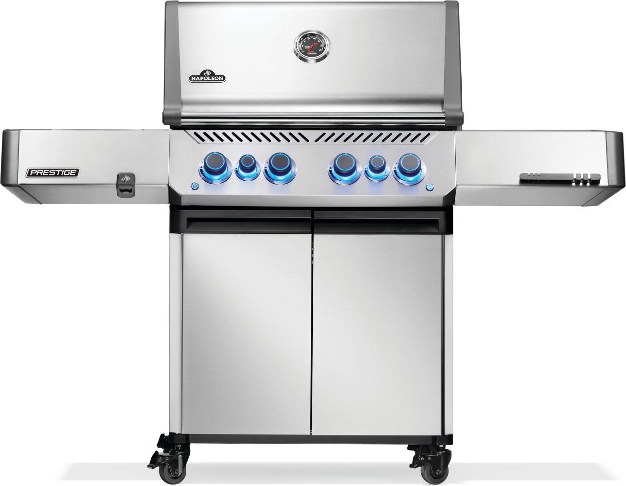 Napoleon Bbq P500VRSIBPSS Prestige 500 RSIB with Infrared Side and Rear Burner , Propane, Stainless Steel