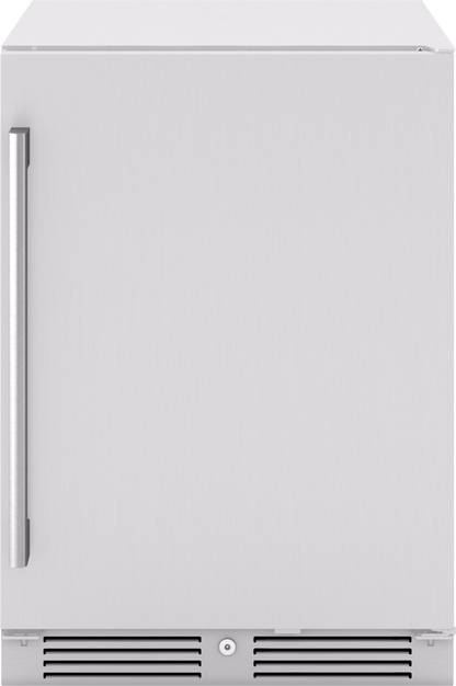 Zephyr PRB24C01ASOD Presrv Bev Outdoor Cooler, 24in UC, SS, Lock, 1Z