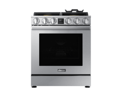 Dacor DOP30T840GS 30" Range, Silver Stainless, Natural Gas/Liquid Propane