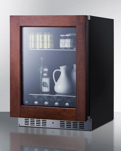 Summit AL57GPNRLHD 24" Wide Built-in Beverage Center, ADA Compliant (panel Not Included)