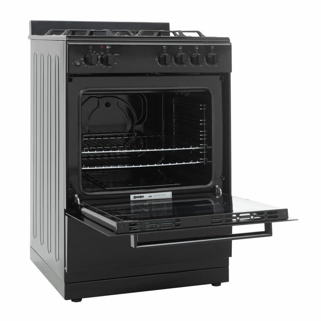 DR24V1BGLP Danby 24" Wide Gas Range in Black
