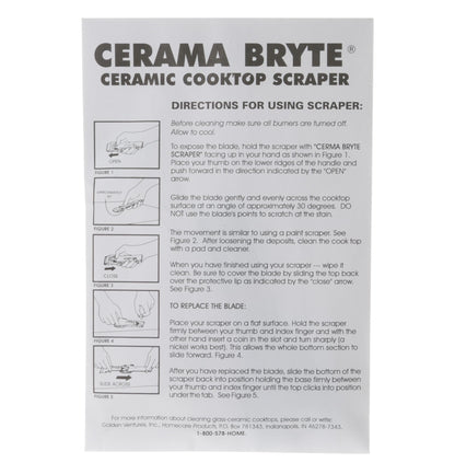 Ge Appliances WX10X302 Cerama Bryte Cooktop Scraper