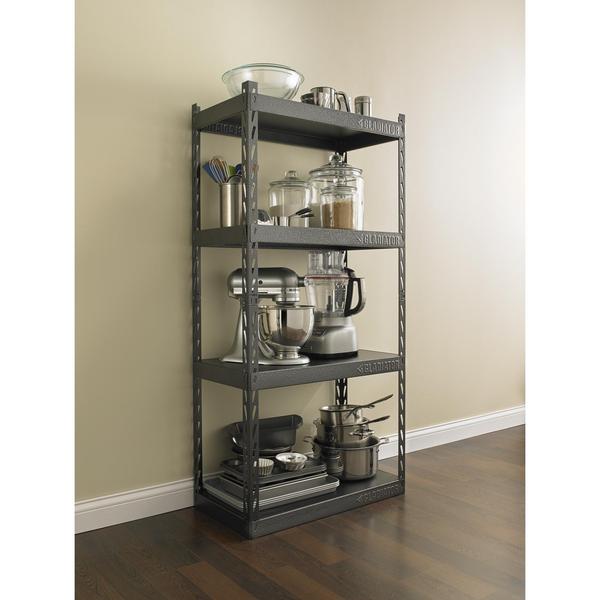 Gladiator 30" Wide EZ Connect Rack with Four 15" Deep Shelves