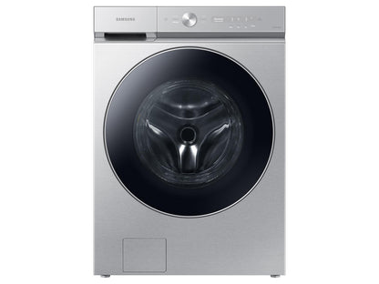 Samsung WF53BB8900AT Bespoke 5.3 cu. ft. Ultra Capacity Front Load Washer with AI OptiWash™ and Auto Dispense in Silver Steel