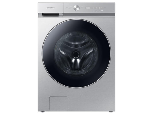 Samsung WF53BB8900AT Bespoke 5.3 cu. ft. Ultra Capacity Front Load Washer with AI OptiWash™ and Auto Dispense in Silver Steel