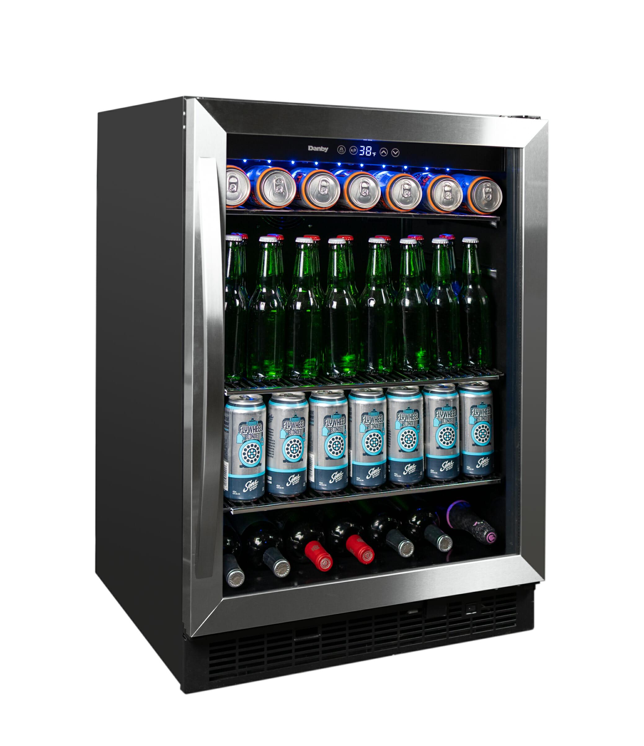 Danby 5.7 cu. ft. Built-in Beverage Center in Stainless Steel