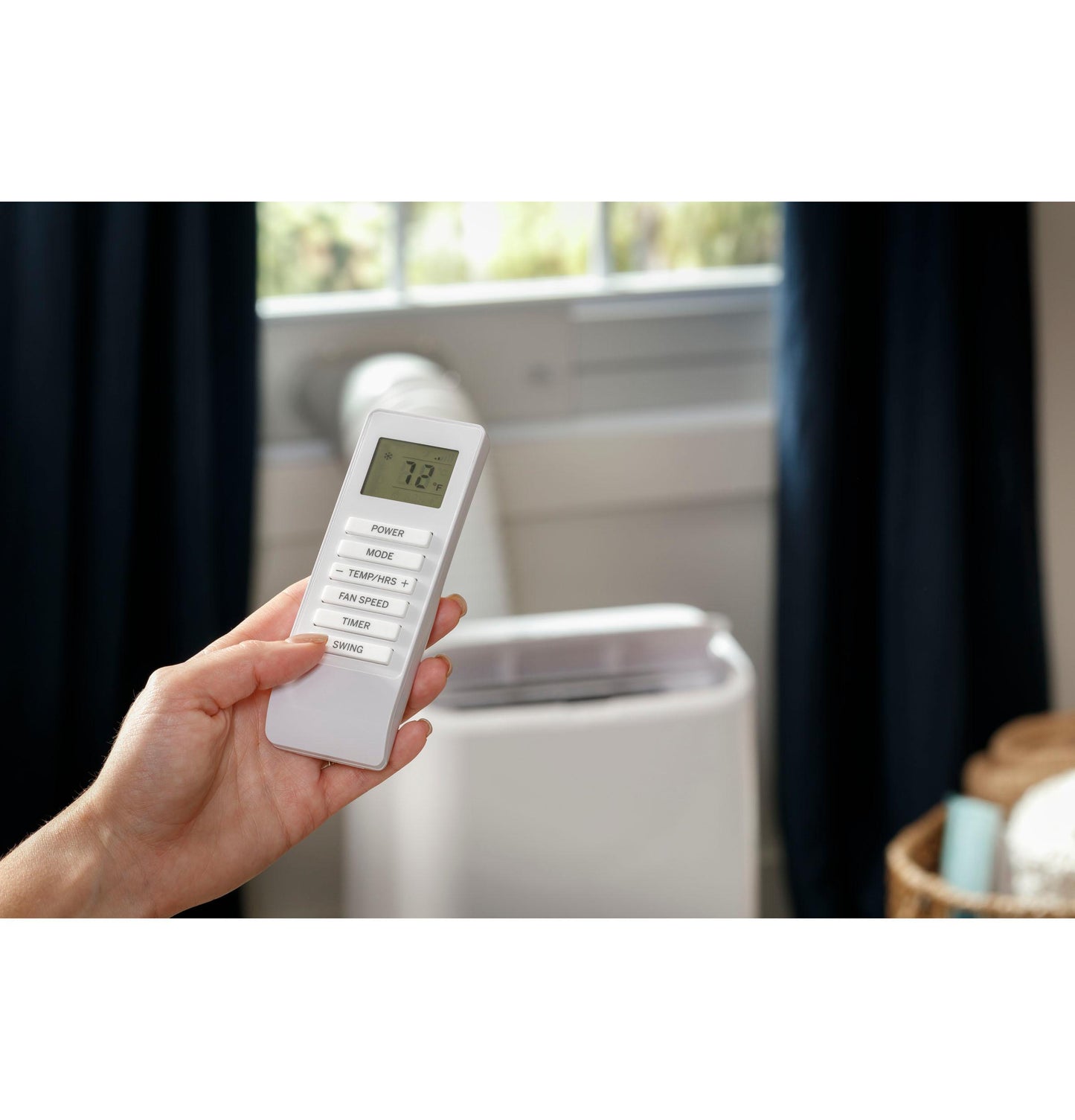 APCA10YBMW GE® 7,200 BTU SACC Portable Air Conditioner for Medium Rooms up to 350 sq ft. (10,000 BTU ASHRAE)