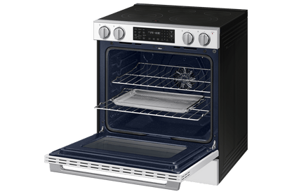 Samsung NSE80H63SW Bespoke Smart Slide-in Electric Range Pro Style Design  Air Fry Max  True Convection