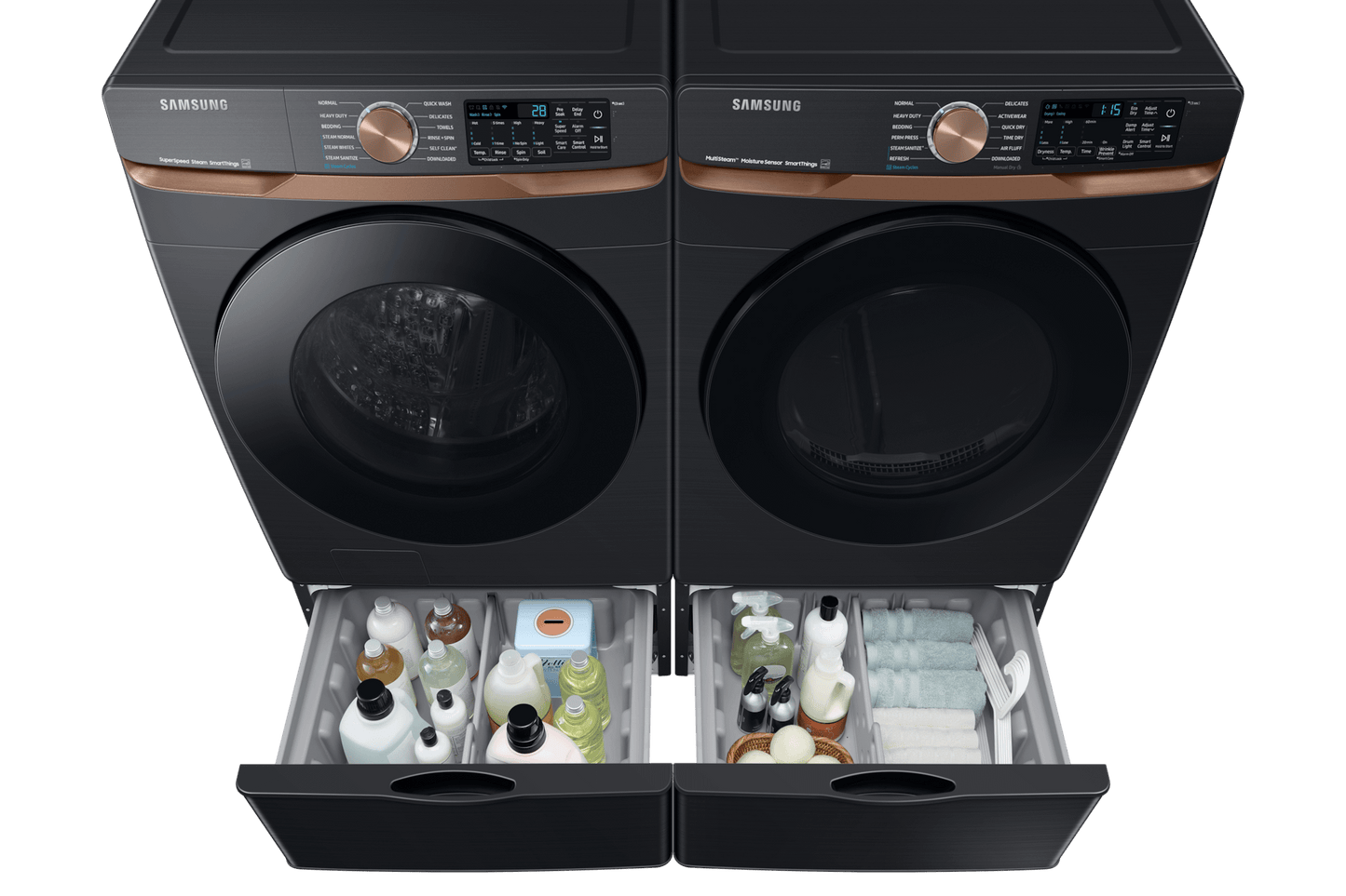 Samsung WF50BG8300AV Front Load Washer Super Speed Wash  Steam Wash  5.0 cu.ft.