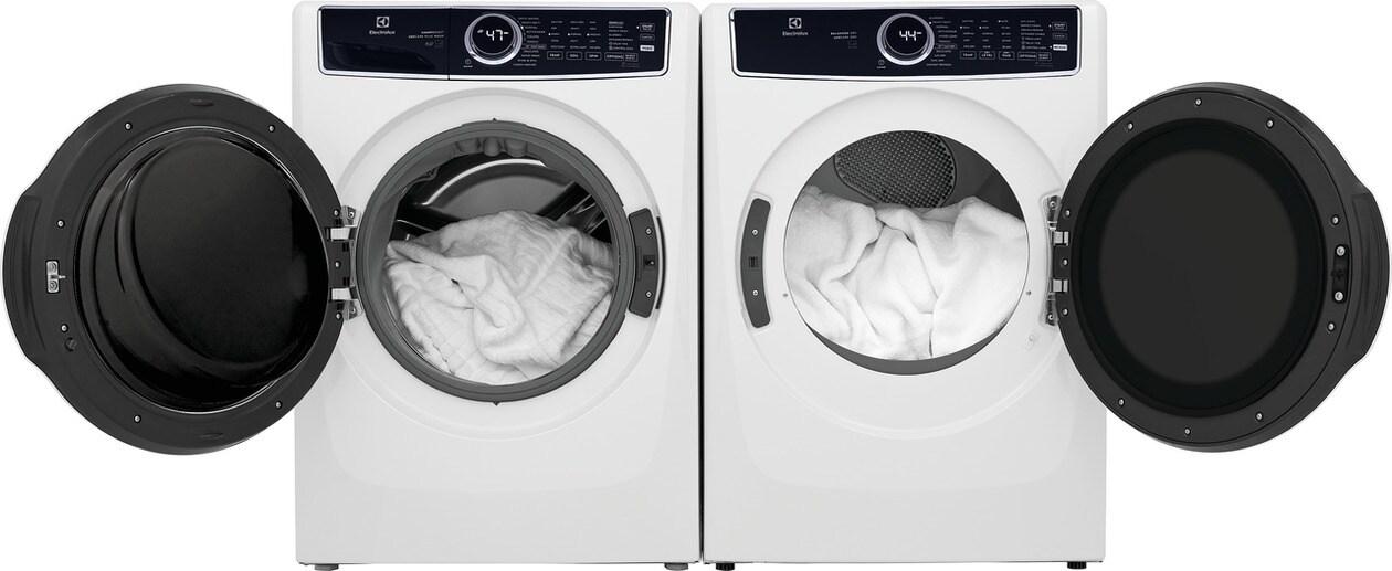 ELFE7637AW Electrolux Front Load Perfect Steam™ Electric Dryer with Balanced Dry™ and Instant Refresh - 8.0 Cu. Ft.