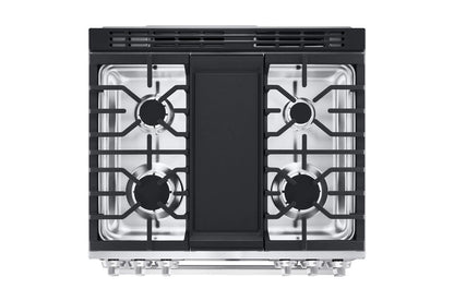 Lg LSGL6335X 6.3 cu ft. Smart Gas Slide-In Range ProBake Convection® InstaView®, and Air Fry